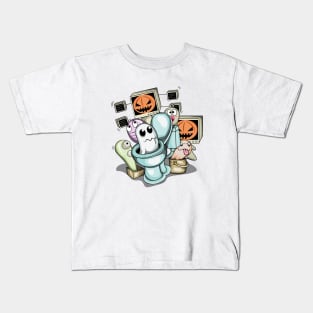 halloween skibidi toilet Kids T-Shirt